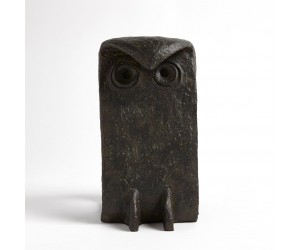 Скульптура Bent Owl-Bronze Verdi