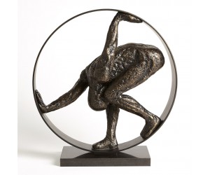 Скульптура Man in Circle бронза
